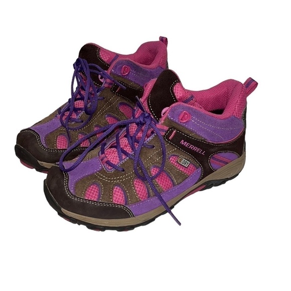 Merrell Brown & Pink Performance Footwear Size Boys 4.5 - Picture 1 of 8